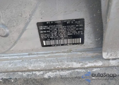 2021 Subaru Crosstrek Premium z USA, uszkodzony, nr VIN JF2GTAPC5M8320211